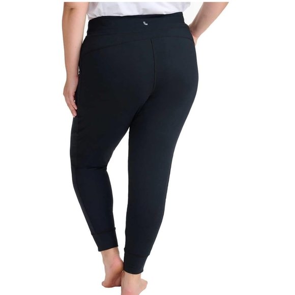 NWT Lole Women 2-Pack Drawstring Ribbed Cuff Jogger Black/Gray Size S $50 FLI177 - Picture 4 of 8